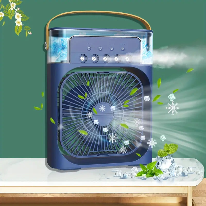 Portable Mini Cooler Fan and Humidifier( 2 Years Warranty)