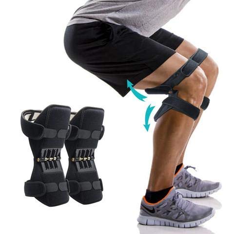 2 Pcs Knee Brace Powerful Booster Leg Joint Lift Support Pad