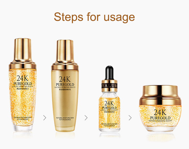 24K Gold Facial Care Set