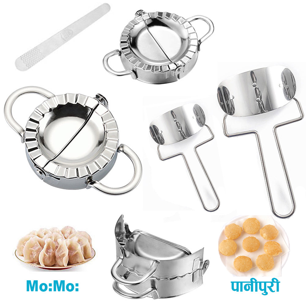 ✅5 pcs Stainless Steel Mo:Mo Maker Set (5 Years Warranty)